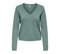 Women's V-neck sweater Only Loyal Vert L