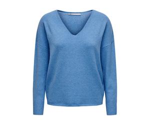 Women's v-neck sweater Only Onlrica life Bleu S