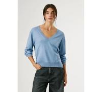 Women's V-neck sweater Pepe Jeans Coraline Bleu S