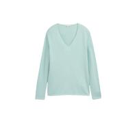 Women's V-neck sweater Tom Tailor Basic Bleu 3XL