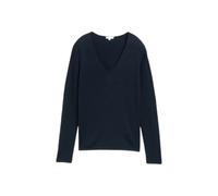 Women's V-neck sweater Tom Tailor Basic Bleu M