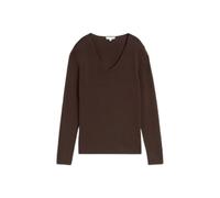Women's V-neck sweater Tom Tailor Basic Marron L