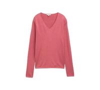 Women's V-neck sweater Tom Tailor Basic Rose S