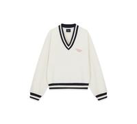Women's V-neck sweatshirt Guess Blanc XL