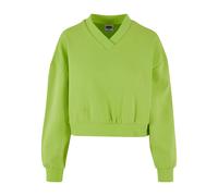 Women's v-neck sweatshirt Urban Classics Jaune XS