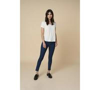 Women's v-neck T-shirt CULTURE Poppy Blanc L