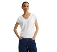 Women's V-neck T-shirt Diverse Badbea 261 Blanc S