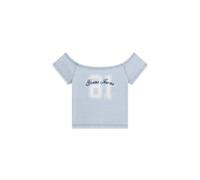 Women's V-neck T-shirt Guess Bleu M