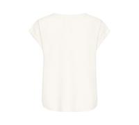 Women's V-neck T-shirt Ichi Linno Blanc 34