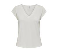 Women's v-neck T-shirt Only Free Life Blanc S