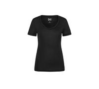 Women's V-neck T-shirt super.natural Sierra 140 Noir L