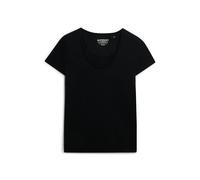 Women's V-neck T-shirt Superdry Studios Noir S