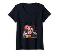 Women's Valloween Dark Romance V-Neck T-Shirt