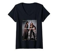 Womens Van Helsing Where My Lore Started Van & Anna Valerious V-Neck T-Shirt