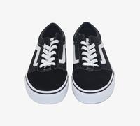 Women's Vans Ward Canvas VN0A38J9IJU1 Shoes Black/White UK 3-6