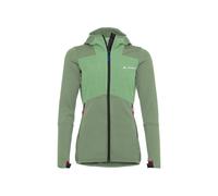 Women's Vaude Monviso Hooded Grid (aloe vera) fleece jacket