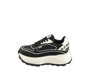 Women's vegan nappa and nylon trainers Buffalo Manhatten One Noir 41