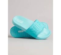 Women's vegan pool slides Superdry Code Core Bleu S