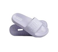 Women's vegan pool slippers Superdry Code Core Purple S
