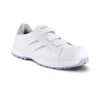 Women's Velcro Safety Shoes Gaston Mille Stanmille S3 SRA ESD Blanc 37