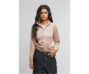 Women's velour tracksuit jacket Urban Classics Rose XS