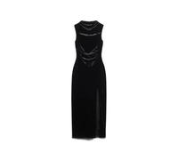 Women's velvet maxi dress Superdry Noir L