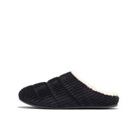 Women's velvet slippers FitFlop Chrissie Bleu 36