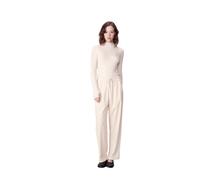 Women's velvet trousers Grace & Mila Beige M