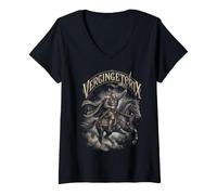 Women's Vercingetorix History Ancient Roman Celtic Gallic V-Neck T-Shirt