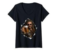 Women's Vercingetorix History Ancient Roman Celtic Gallic V-Neck T-Shirt