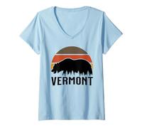 Womens Vermont V-Neck T-Shirt
