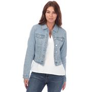Women's Vero Moda Luna Regular Fit Button up Denim Jacket in Blue