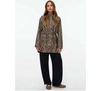 Women's Vero Moda Malou Coated Printed Jacket Irish Cream Leo - Multi