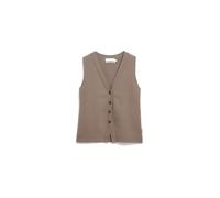 Women's vest Armedangels En Maille Compact À Boutons Beige S