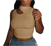 Women's Vest Wrapped Chest Lace Plain Sexy Tank Top Removable Straps Bra Tops Elastic Soft Sexy Slim Top Home Sea Women, brown, S