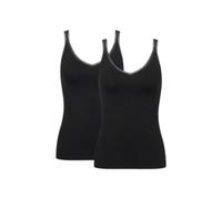 Sloggi Women's GO Shirt 01 C2P Shirts, BLACK, L