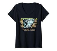 Womens Victoria Falls V-Neck T-Shirt