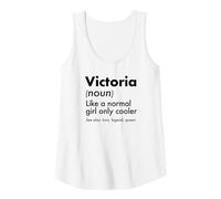 Womens Victoria Like A Normal Girl Only Cooler Queen First Name Tank Top