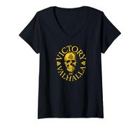 Womens Victory or Valhalla V-Neck T-Shirt