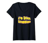 Women's Vintage 1970s I’m Still Standing V-Neck T-Shirt