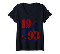 Womens Vintage 1993 Limited Edition 32nd B-Day Mens Womens Present V-Neck T-Shirt