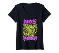 Women's Vintage Aristotle Metaphysica Metaphysics Philosophy V-Neck T-Shirt