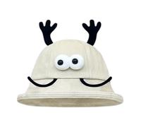 Women's Vintage Christmas Hat - Novelty Sunday Party Beret with Mustache Cartoon Pattern for Outdoor Summer Fashion and Beach Activities 2026