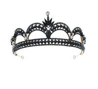 Women's Vintage Rhinestone Crown And Tiara Wedding Hair Accessories Head Jewelry 6
