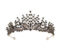 Women's Vintage Rhinestone Crown And Tiara Wedding Hair Accessories Head Jewelry 9