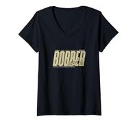 Women's Vintage Style Bobber V-Neck T-Shirt