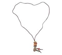 Women's Vintage Styles Necklace Lightweight Ceramic Beads Pendant Necklace Sweater Chain Charm For Autumn Winter Adjustable Length Jewelry