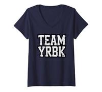 Women's Vintage Team Yearbook Teacher Squad Staff Editor Take Photo V-Neck T-Shirt