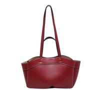 Women's Vintage Tote Bag, Fashion Crossbody Bag, Casual Handbag, Magnetic Closure Design, Suitable for Office Work, Daily Travel Weekend Shopping (Red,26.5 * 11 * 20.5cm)