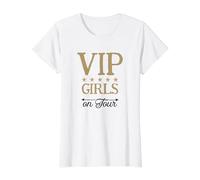 Womens VIP Girls on Tour for Girls Girlfriends Vacation Trip Party T-Shirt